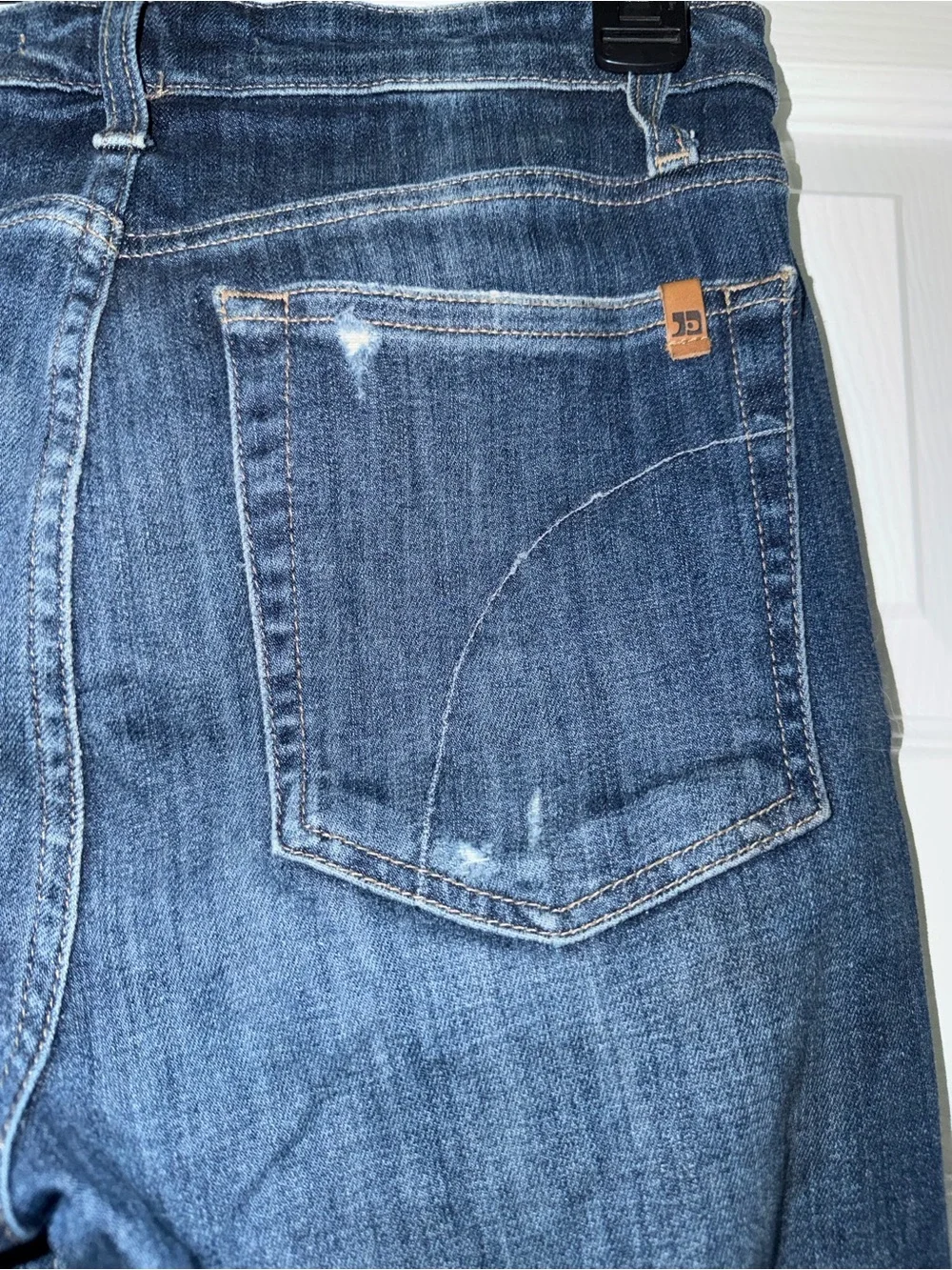 Joe's Jeans Women's Distressed Dark Blue Boyfriend Jeans